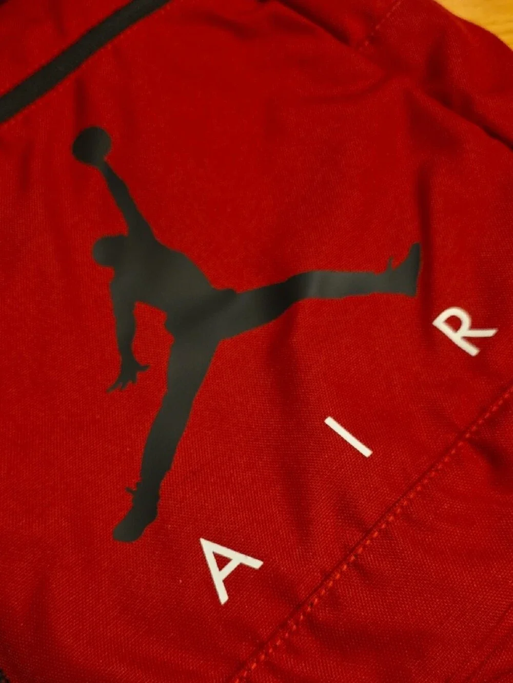 Nike Red AIR Jumpman Backpack with Pencil Case